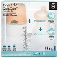 suavinex 苏维妮 Zerø.Zerø 中号流量奶瓶 + 奶嘴+硅胶袋 270毫升