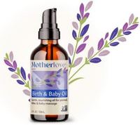 motherlove（喂養用品） Motherlove 出生和嬰兒油(2 盎司)溫和薰衣草注入油,適用于會陰、勞動和嬰兒按摩 — 非轉*、*草本植物