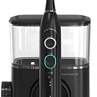 waterpik 洁碧 Sonic-Fusion 2.0 专业牙线牙刷,电动牙刷和水牙线组合装,黑色