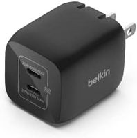 belkin 貝爾金 45W 雙 USB-C 壁式充電器,快速充電功率輸出