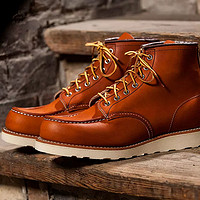 RED WING 红翼 工装靴男士户外高帮复古手工牛皮马丁靴875