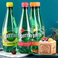 抖音超值購：perrier 巴黎水 法國errier巴黎水天然含氣飲料500ml多口味整箱