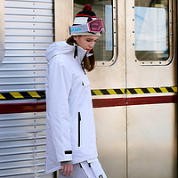 RUNNING RIVER 女士户外连帽套头防风保暖冬滑雪服上衣N9430L