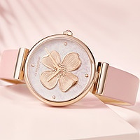 OLIVIA BURTON OLIVIA·BURTON四叶草手表女欧美腕表樱花粉简约小众轻奢女表国现