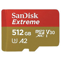 黑五返場：SanDisk 閃迪 Extreme 至尊極速移動系列 MicroSD存儲卡 512GB（U3、V30、A2）