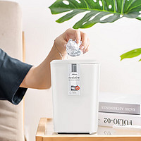 阿司倍鹭（ASVEL）日本创意双层垃圾桶家用卧室厨房桌面迷你小型垃圾桶 6210白色