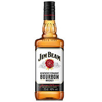 金宾（Jim Beam）  波本威士忌 美国洋酒单支装 白占边750ml