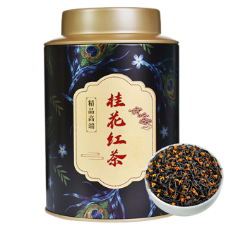 山间饮茗 口粮桂花红茶 125g * 1罐