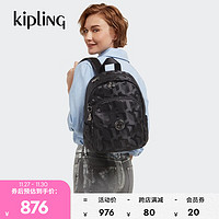 kipling 凯普林 男女款轻便帆布冬时尚休闲旅行双肩背包DELIA 3D老花提花