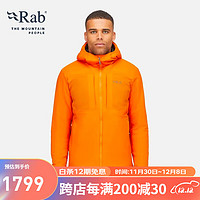 Rab 睿坡 Xenair Alpine男士防泼水透气棉衣户外运动棉服夹克QIP-09 橙色-MAM S