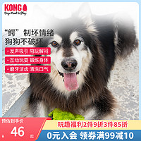 KONG 狗狗玩具发声毛绒鳄鱼幼犬大型犬发泄解闷神器宠物磨牙