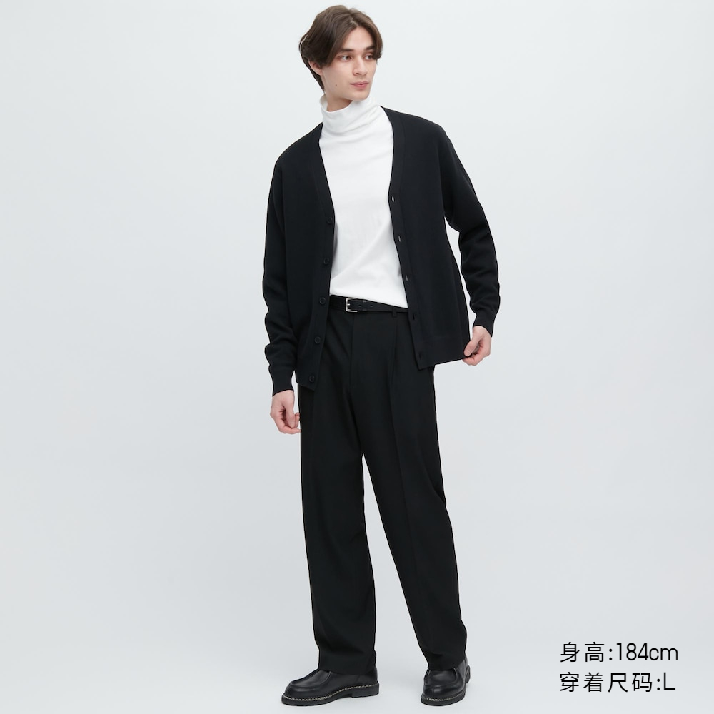 UNIQLO 优衣库 柔软两翻领T恤长袖高领打底衫 棉100% 460320