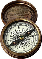 Generic 复古指南针导航航海风格指南针,适合徒步旅行生存和冒险 - 坚固耐用的轻质便携,非常适合 SHRADHA KASHYAP