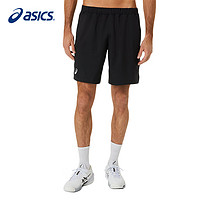 ASICS 亞瑟士 男式夏季透氣速干運動跑步短褲男 2041A261-001澳網黑色 M