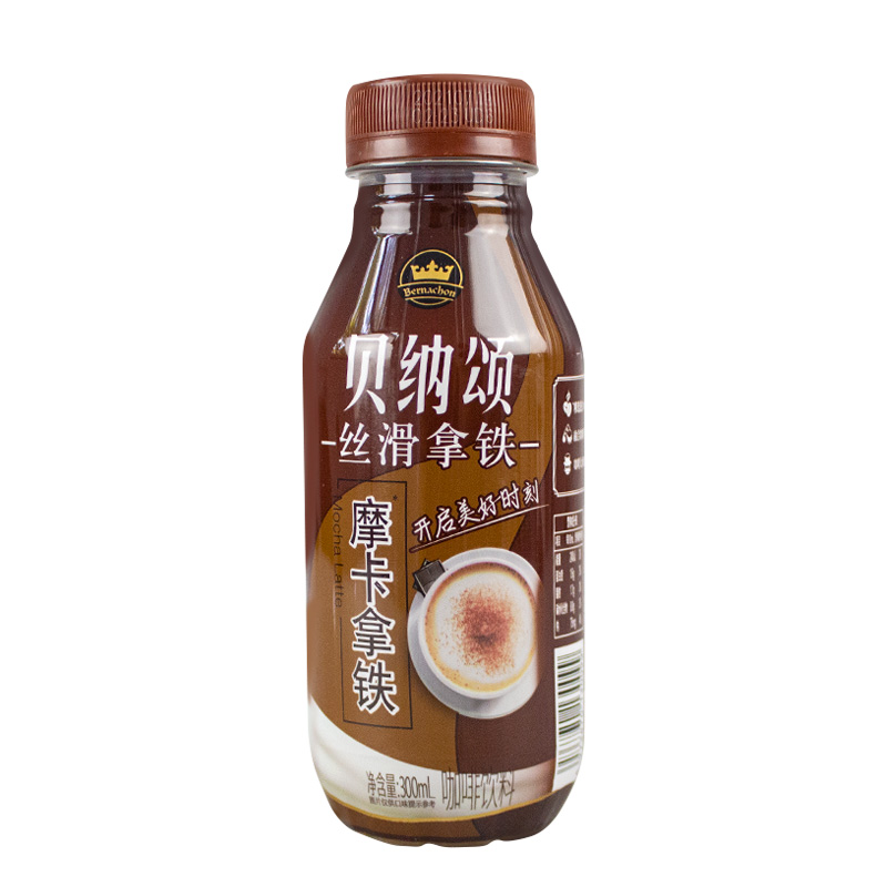 贝纳颂摩卡拿铁经典曼特宁经典意式即饮280ml/350ml*15/5瓶