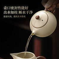 尚言坊 汝窑旅行茶具套装高端露营茶杯旅行装茶壶泡茶旅游便携式户外茶具