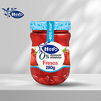 Hero（咖啡器具） Hero果酱轻卡无蔗糖系列草莓果酱280g 酸奶冰激凌面包搭档