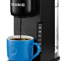 Keurig 单杯制作咖啡机 可拆水箱 铝材质 42.0液体盎司(约1246ml) 黑色 K-Express