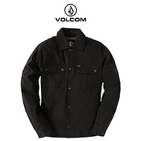 VOLCOM 钻石男装户外品牌工装翻领棉服2023冬季新款男士夹克外套潮