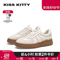 Kiss Kitty KISSKITTY德训鞋2024新款厚底增高休闲运动鞋轻便板鞋阿甘鞋