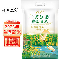 崇明岛 十月江南崇明岛香米5Kg（10斤）2023新米锁鲜粳米含胚芽崇明香米
