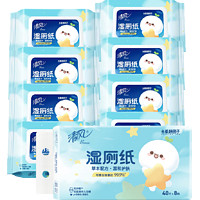 Breeze 清风 湿厕纸40片8包（320片） 擦去99%细菌 清洁湿纸巾湿巾