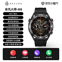 HAYLOU 嘿喽 R8智能手表 非凡大师外观运动手表 NFC门禁卡 蓝牙通话 离线支付 血氧心率监测手表男 黑