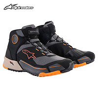 Alpinestars a星 CR-X摩托车骑行鞋骑行靴机车防水休闲公路短靴 黑浅棕橘色1284 43