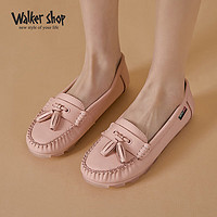 Walker Shop 奥卡索 女鞋夏季透气软底豆豆鞋单鞋休闲一脚蹬妈妈乐福鞋D131003