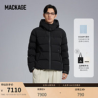 Mackage 摩登专致-男士SAMUEL可拆卸连帽立领羽绒服短款保暖 黑色 42