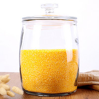 Best Ha 贝特阿斯 加厚玻璃罐米桶防潮玻璃米罐泡菜坛子玻璃储物罐米缸3.8L 约8斤