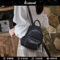 Rockland 美国Rockland真皮双肩包女2023新款旅行韩版背包时尚帅气运动书包