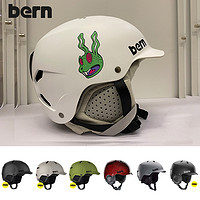 2122美国BERN单板MIPS滑雪头盔WATTS男女款亚洲版超轻碳纤维头盔
