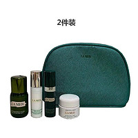 LA MER 海蓝之谜 旅行四件套（精粹水15ml+精粹乳5ml+活颜焕肤精华5ml+经典面霜7ml+化妆包）*2