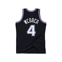 Mitchell&Ness 韦伯00-01年国王SW复古球衣篮球服网眼运动背心NBA