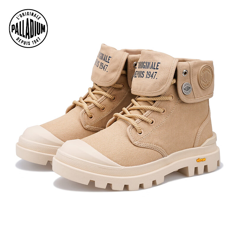 PALLADIUM帕拉丁休闲鞋时尚潮流百搭系带女款翻帮靴99266