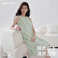 SANLI 三利 浴巾浴三件套吸水2023新款 淡绿色 90x135cm