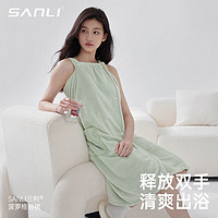 移动端、京东百亿补贴：SANLI 三利 浴巾浴三件套吸水2023新款 淡绿色 90x135cm