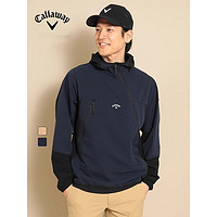 卡拉威（Callaway）高尔夫男装运动时尚连帽衫男士夹克外套 米色 C23115101 M