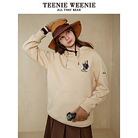 抖音超值購：TEENIE WEENIE 小熊學院風加絨保暖減齡連帽衛衣TTMW224V02P