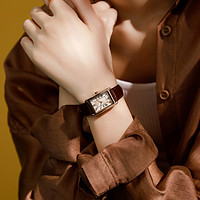 抖音超值購：聚利時 Julius/聚利時手表女款爆款2023年新款方表復古防水氣質女士手表