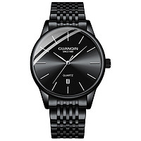 抖音超值購：GUANQIN 冠琴 新款時尚石英表精鋼帶男士手表