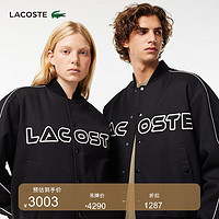 LACOSTEx街舞6同款男装时尚棒球领夹克棉服外套BH5971 031/黑色 M/175