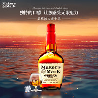 杰克丹尼 美格波本威士忌(Maker's Mark) 美國進口洋酒 調和威士忌酒750ml