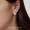 CRANE PEARL 蔻潤珍珠 蔻潤 流年淡水珍珠耳釘銀設計款高級感耳飾