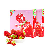 Goodfarmer 佳农 丹东99红颜奶油草莓1kg礼盒装 单果25-30g 新鲜水果礼盒