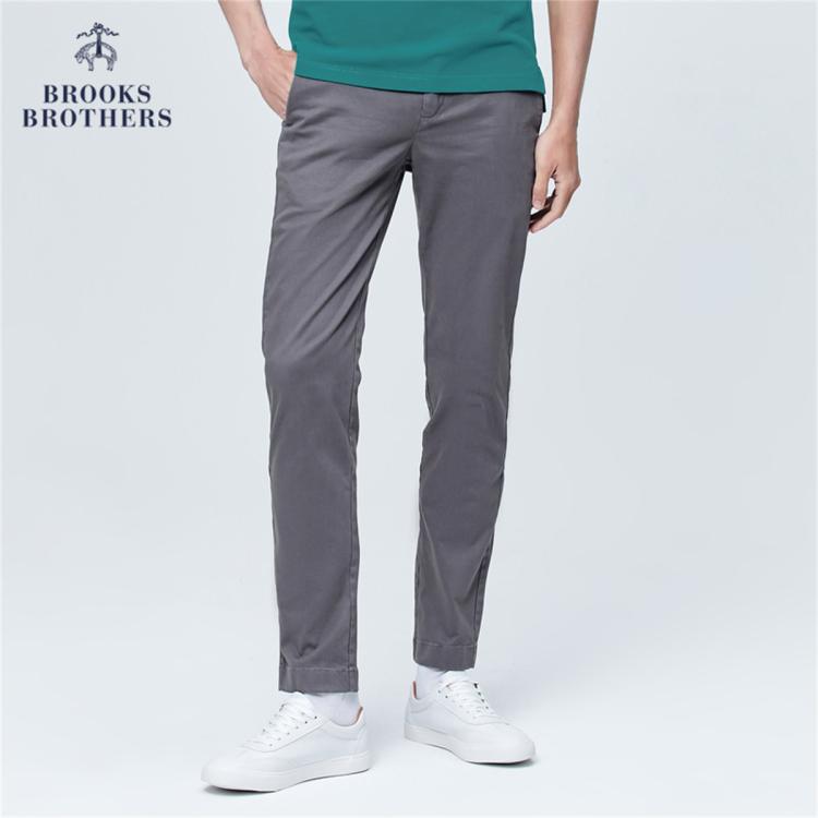 Brooks Brothers 男士修身通勤休闲长裤 1000091383