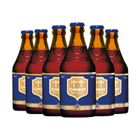 CHIMAY 智美 蓝帽啤酒 修道士精酿 啤酒 330ml*6瓶 比利时进口 智美蓝帽330ml