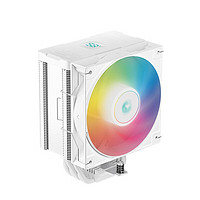 九州风神 玄冰500ARGB数显版CPU风冷散热器白色（可视化温度感知/240W/避位塔体/ARGB低噪风扇）