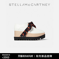 STELLA McCARTNEY 斯特拉·麦卡特尼 [ELYSE]Stella McCartney2023秋季新款印花饰带松糕鞋女士厚底鞋